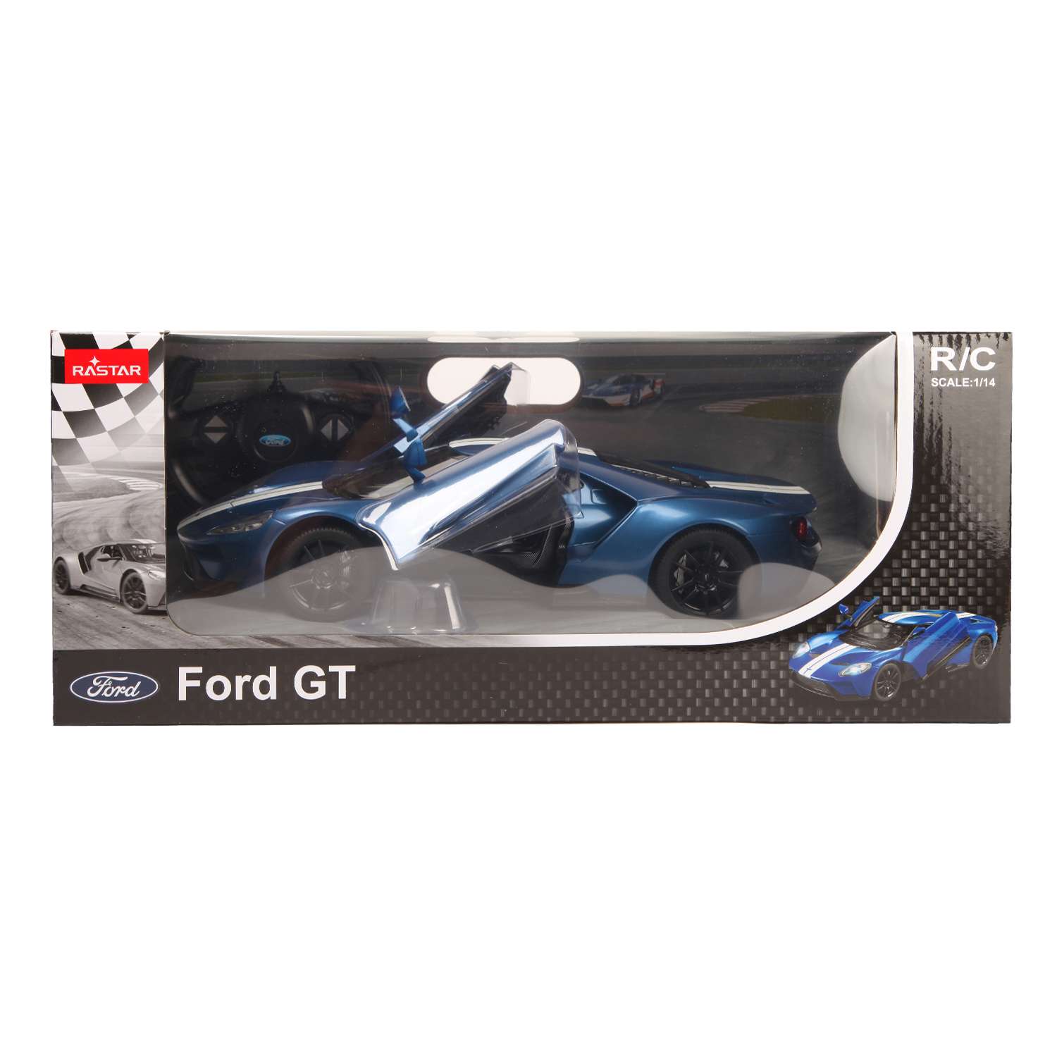 Машина Rastar РУ 1:14 Ford GT Синяя 78100 - фото 2