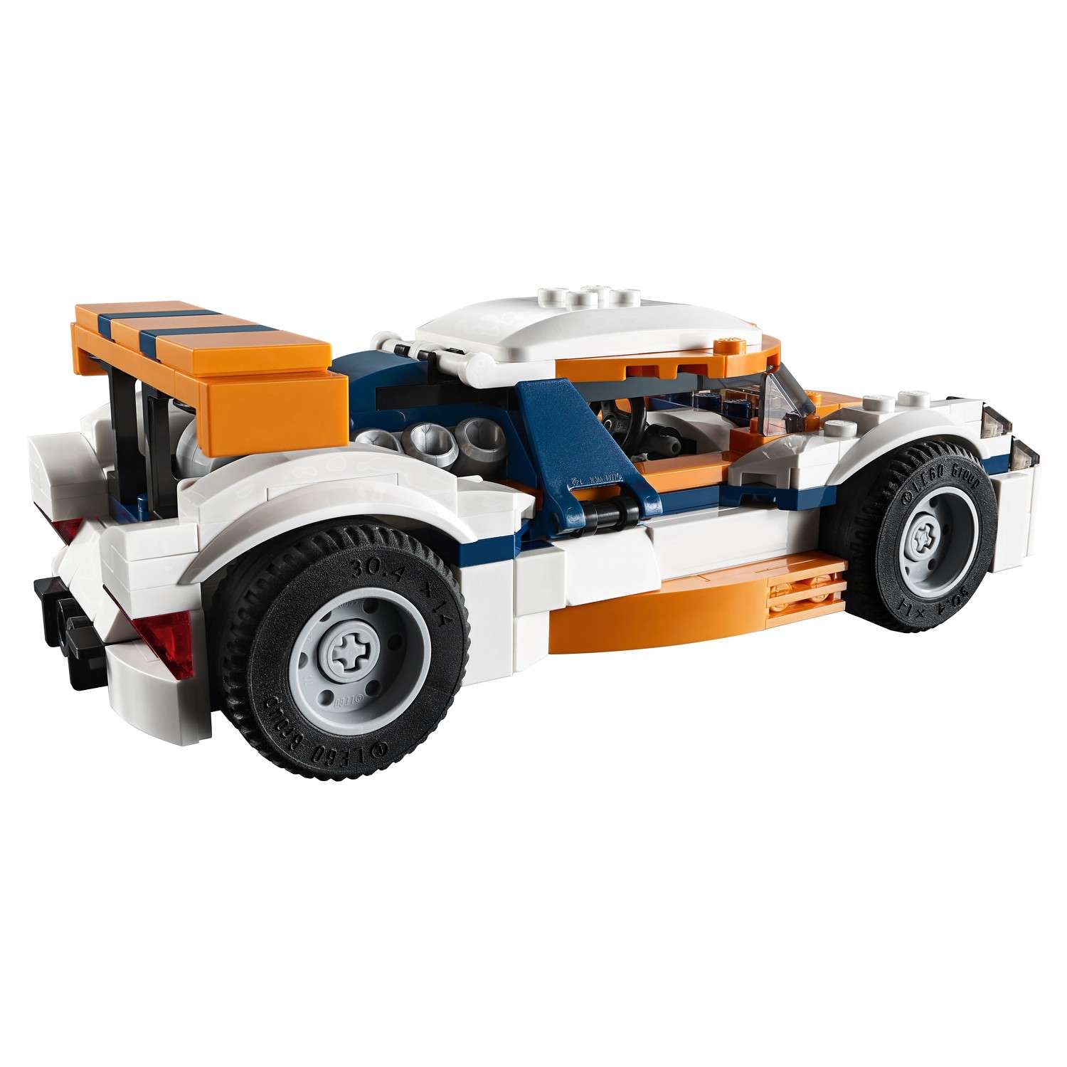 Конструктор LEGO Creator Гоночный автомобиль Оранжевый 31089 - фото 14