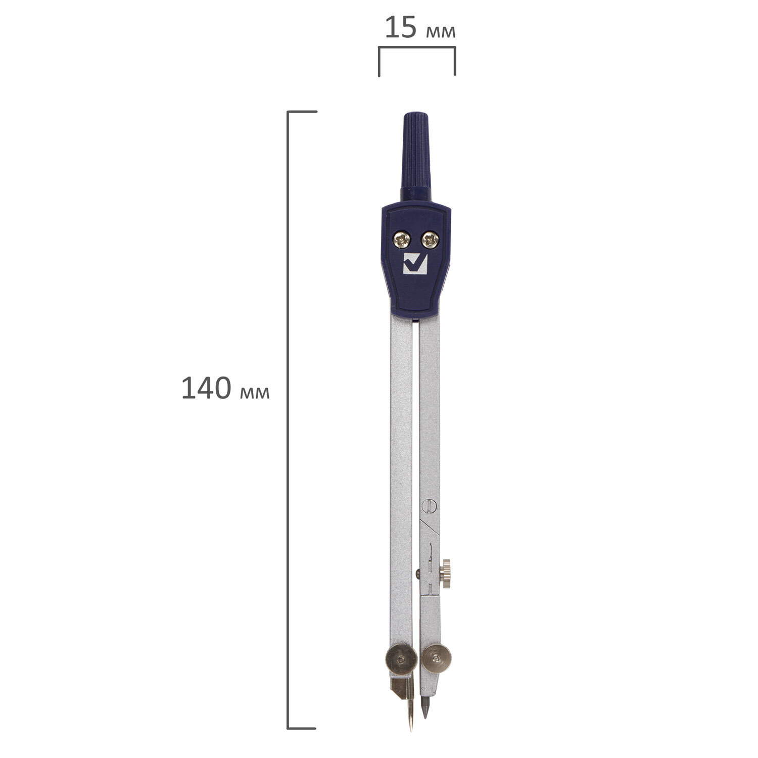 Циркуль Brauberg Student Oxford 140мм чехол - фото 8