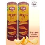 Чипсы безглютеновые Schaer CURVIES BBQ 170 г 2 шт