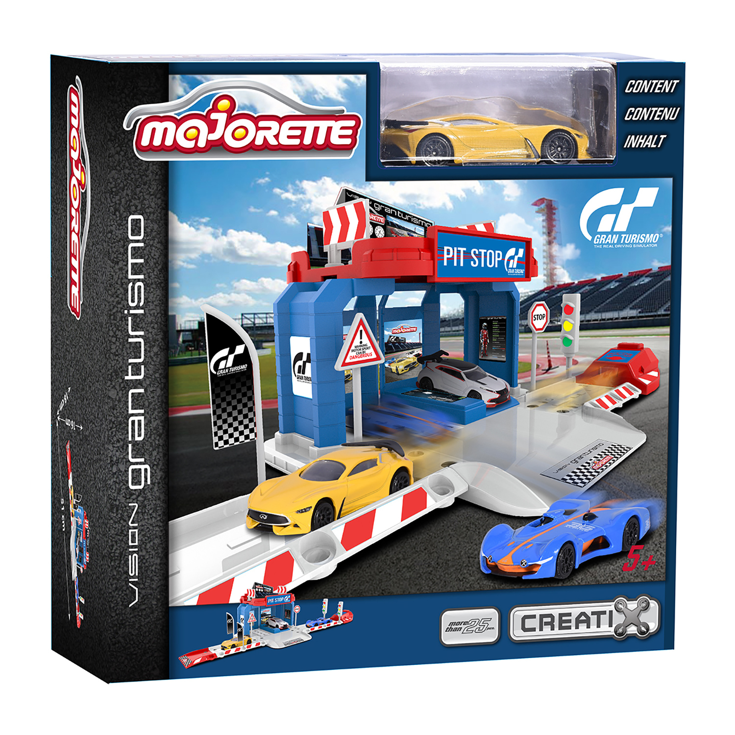 Парковка Majorette Creatix Gran Turismo многоуровневый, с пусковой установкой 2050002 - фото 2