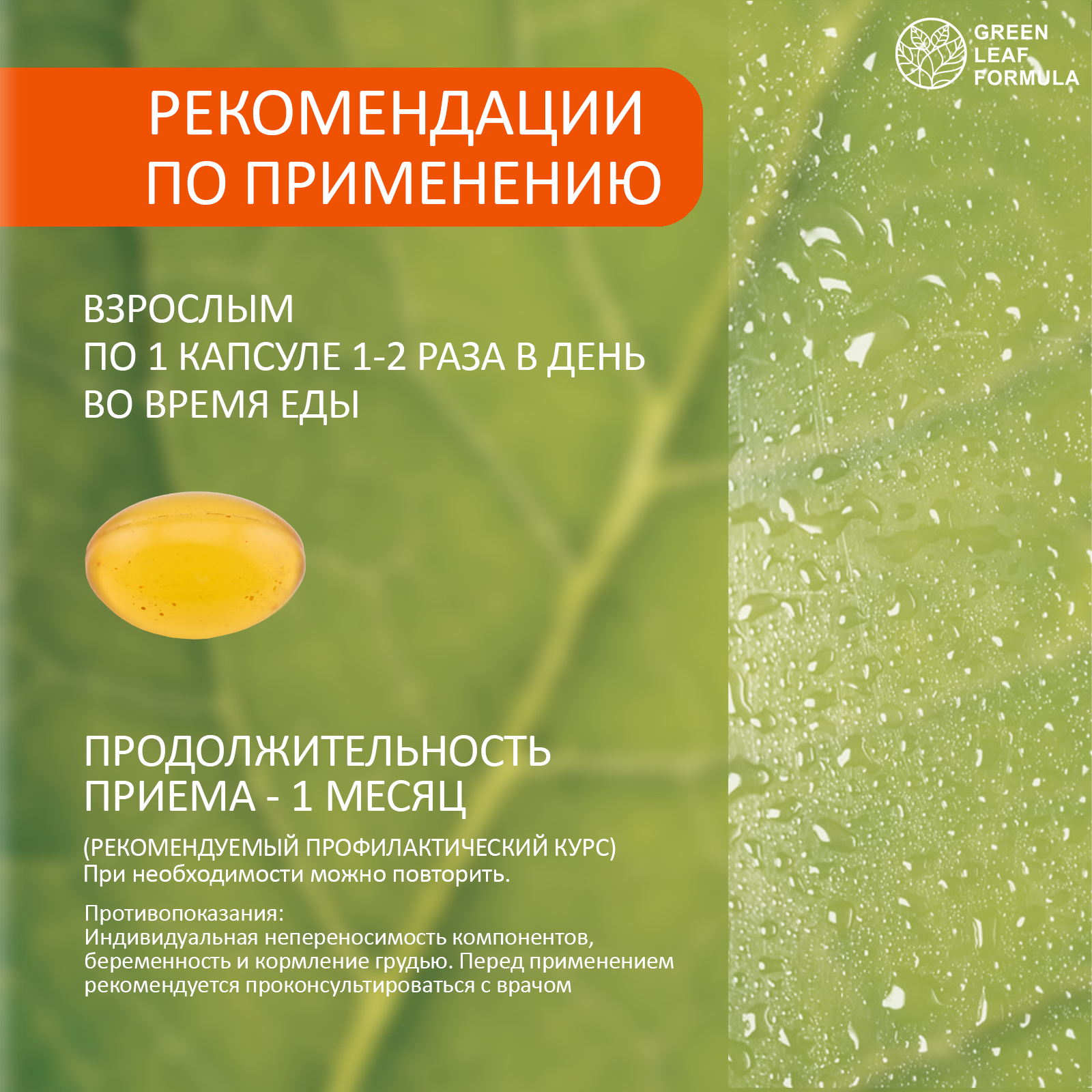 Набор Green Leaf Formula Экстракт чеснока и Витамины для женщин 60 капсул - фото 8