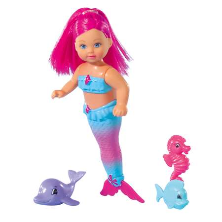 Кукла Evi love Еви-русалка с двигающимся хвостом и морскими животными 5731266-МП
