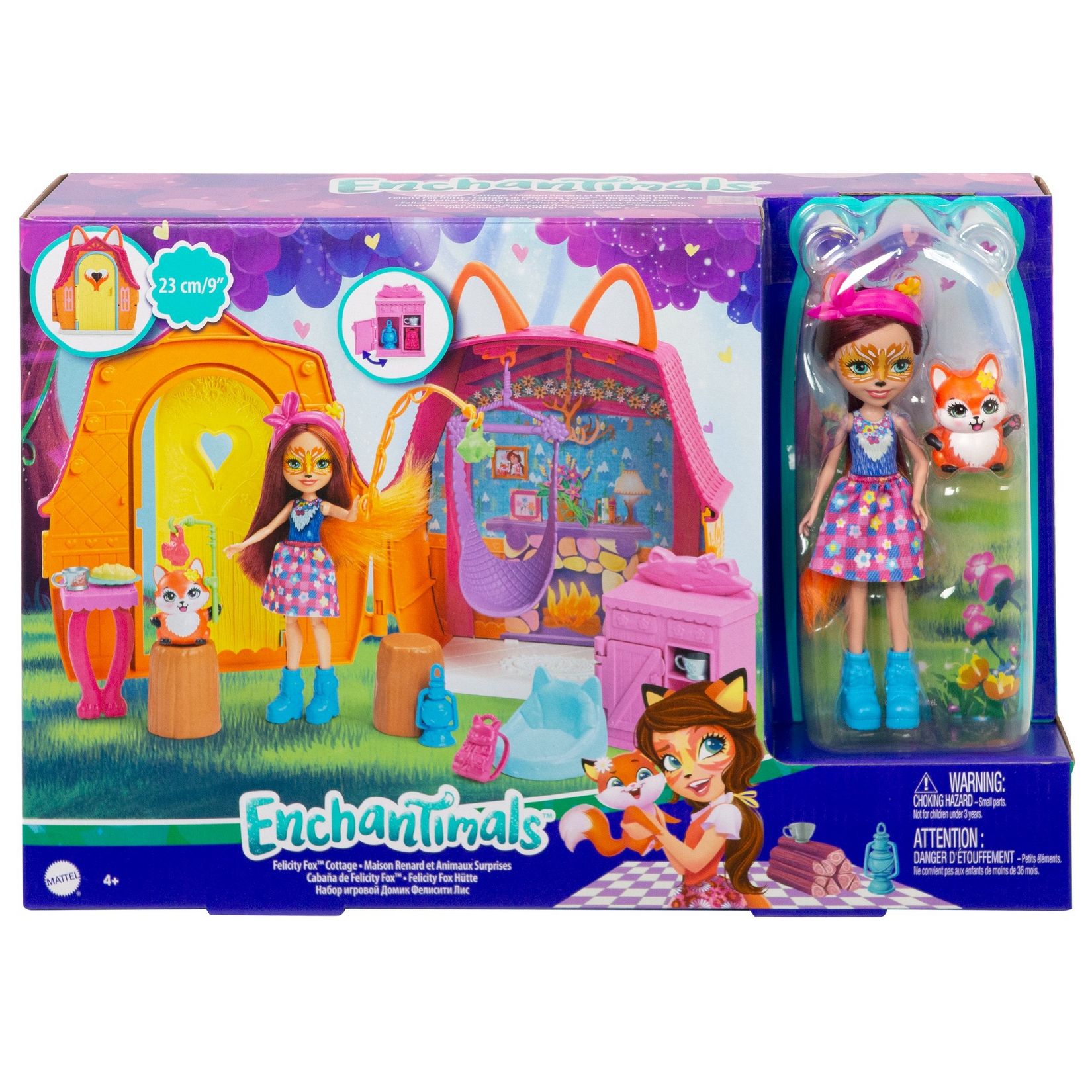 Набор игровой Enchantimals Домик Фелисити Лис HCF75 купить по цене 2389 ₽ в  интернет-магазине Детский мир