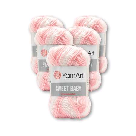 Пряжа для вязания YarnArt Sweet Baby 100 гр 300 м акрил тонкая детская 5 мотков цвет 914