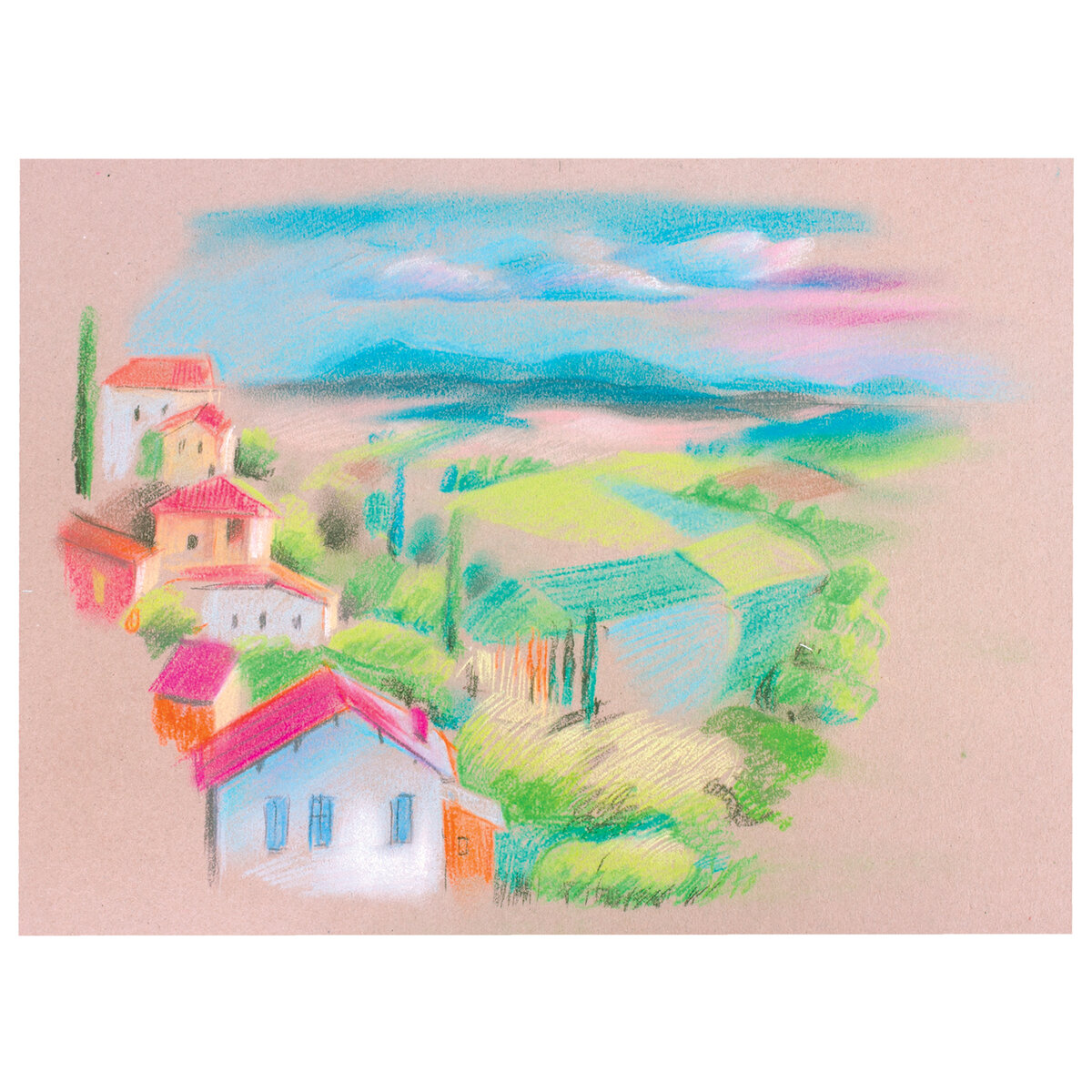 Пастель масляная Brauberg художественная Art classic утолщенная 24 цвета - фото 11