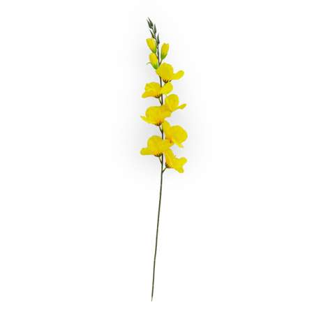 Цветок искусственный Astra Craft Гладиолусы 80 см цвет желтый