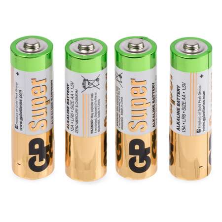 Батарейки GP 4шт GP 15A(LR6)-BL(C)4