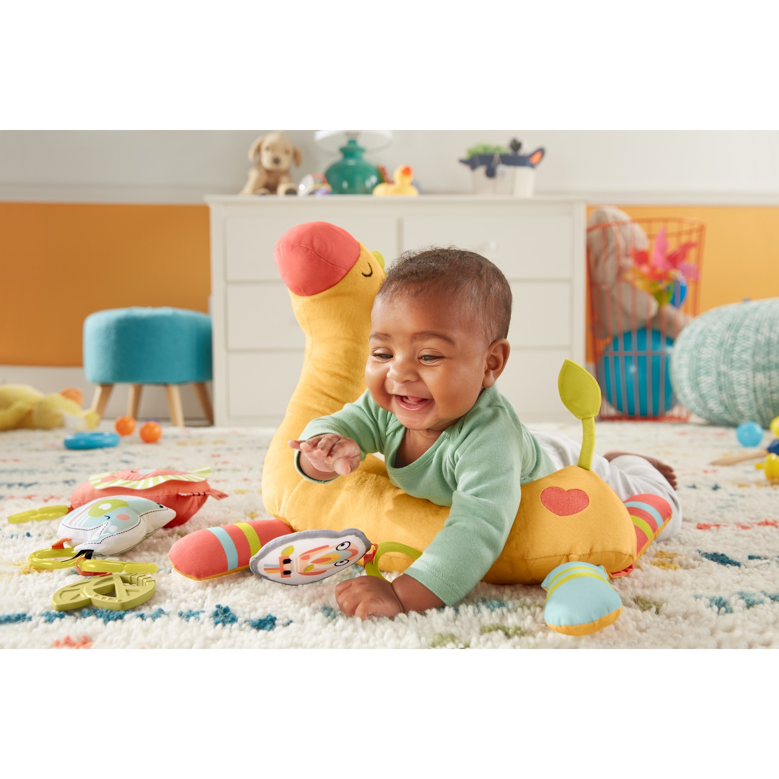 Коврик развивающий Fisher Price Жираф GMG07 - фото 10