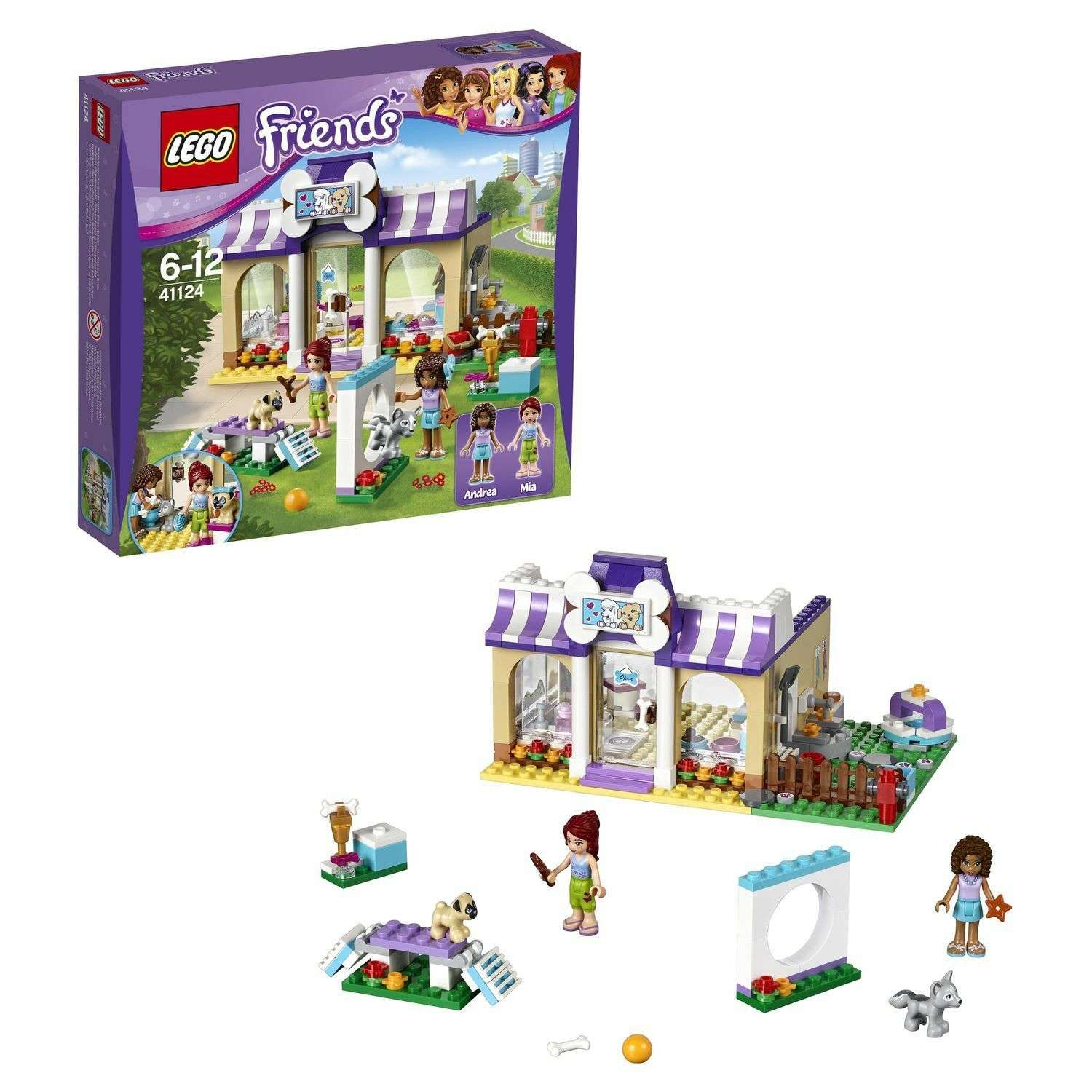 Конструктор LEGO Friends Детский сад для щенков (41124) - фото 1
