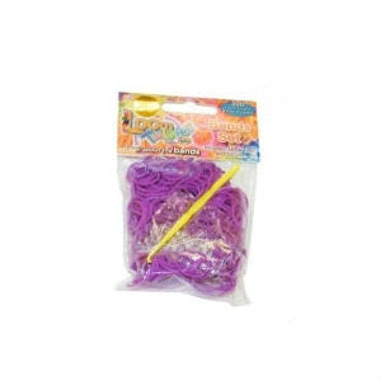 Набор для плетения браслетов LOOM TWISTER из ароматизированных резинок (фиолетовый) - фото 1