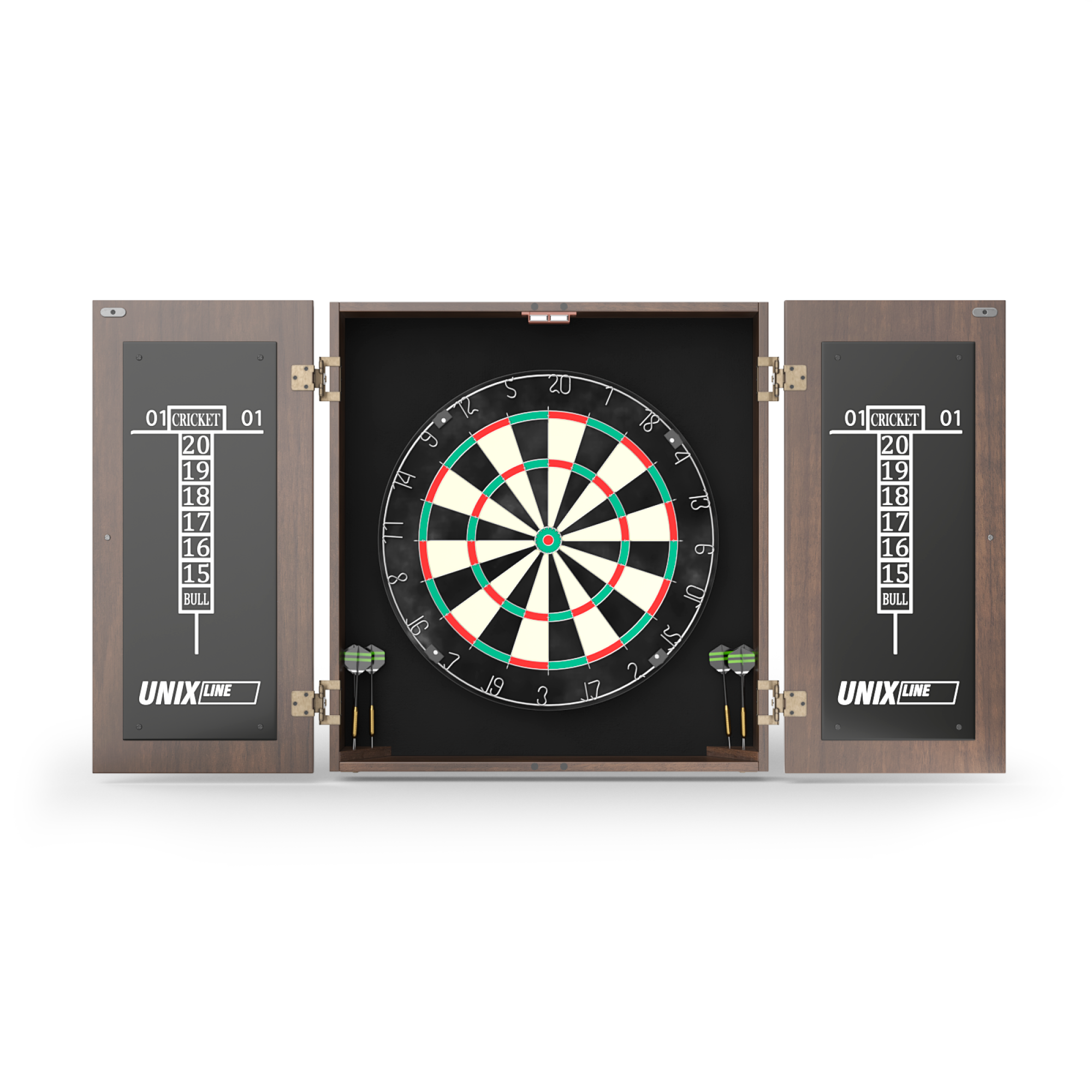 Дартс UNIX line Dartboard D-46cm Wood - фото 11