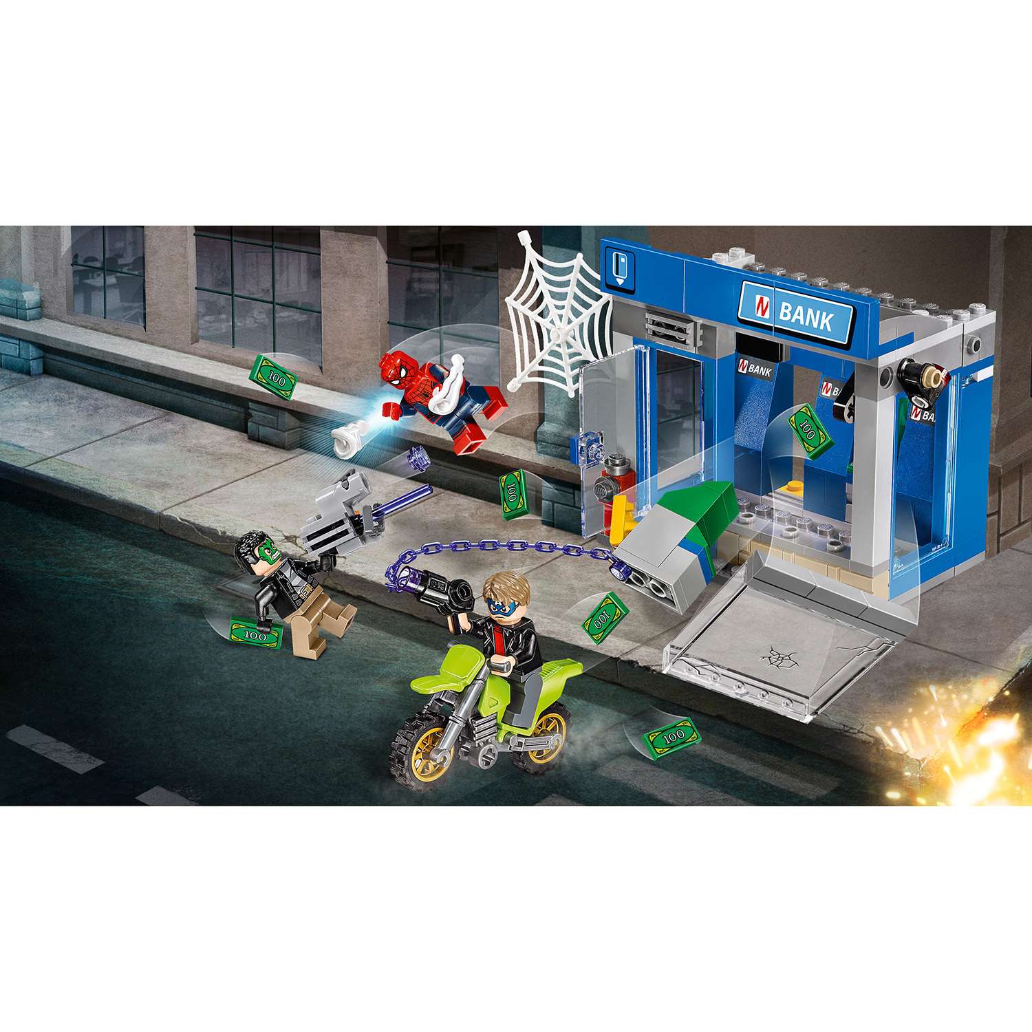 Конструктор LEGO Super Heroes Ограбление банкомата (76082) - фото 4