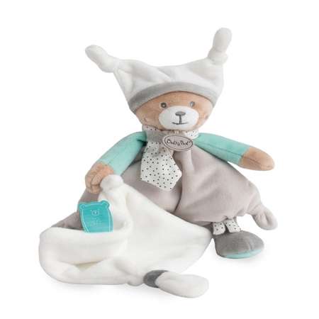 Игрушка Doudou et compagnie  комфортер с платочком мишка Polochon