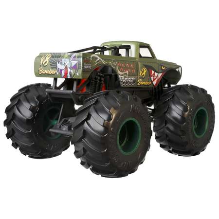 Машинка Hot Wheels Monster Trucks V8 Бомбер GTP60