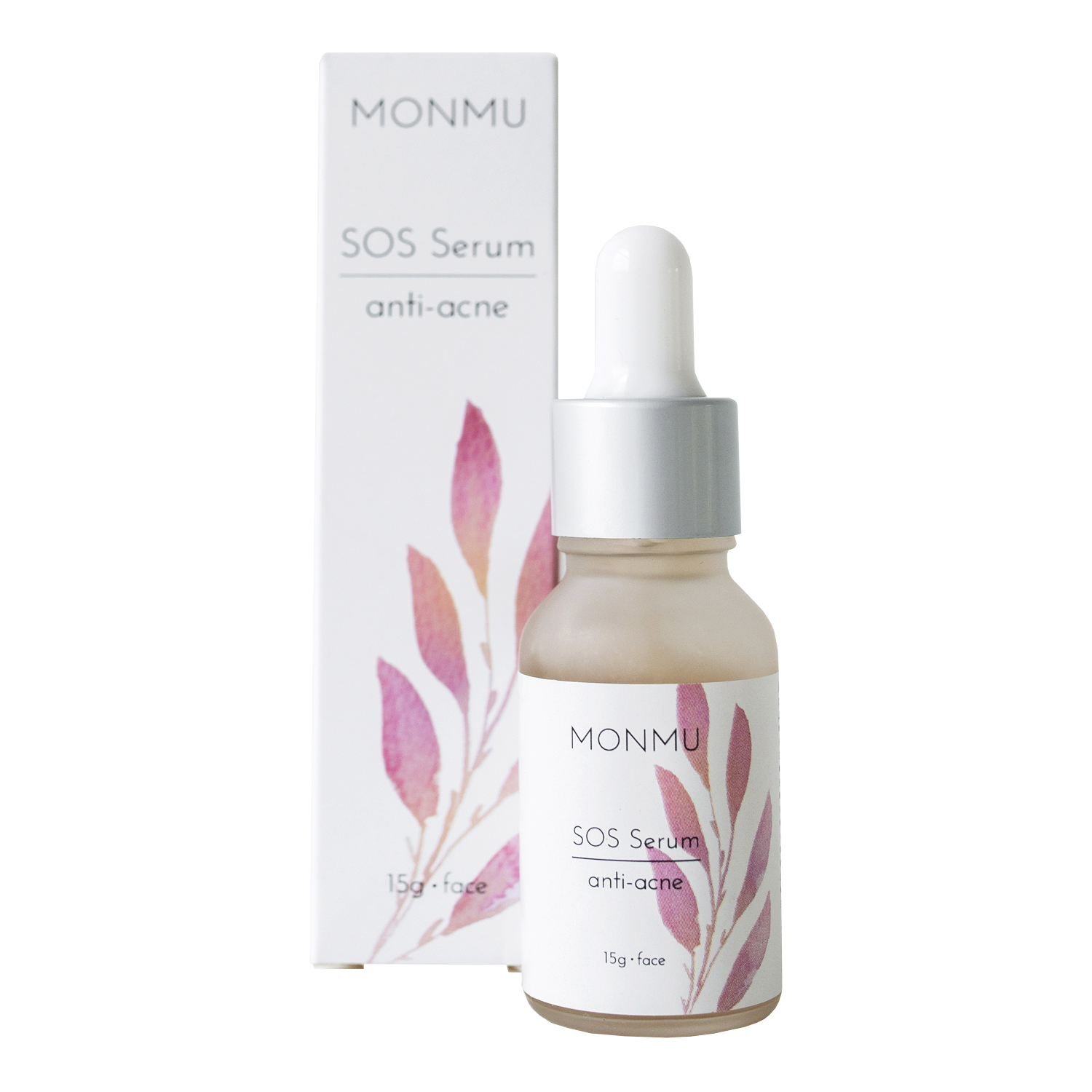 Интенсивная SOS-сыворотка MONMU Anti-acne с эффектом сияния коллоидное серебро c комплексами AC.NET и NEO-HELIXAN 150 г - фото 1