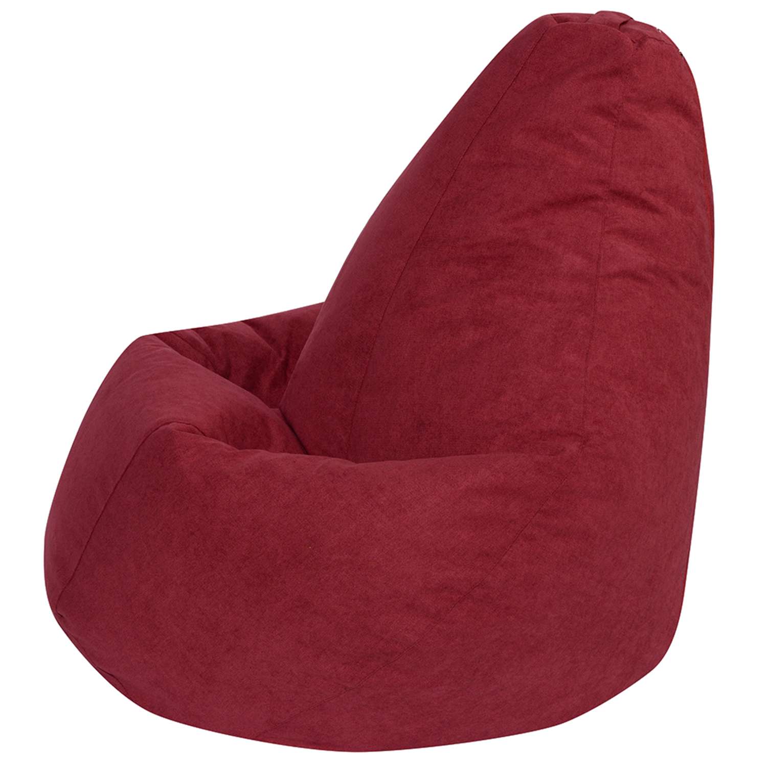 Кресло-мешок DreamBag Бордовый Велюр XL - фото 2