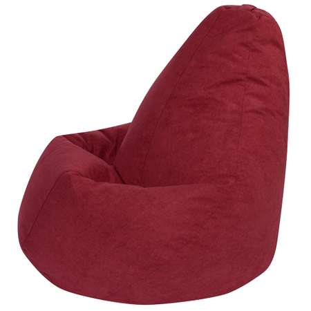 Кресло-мешок DreamBag Бордовый Велюр XL