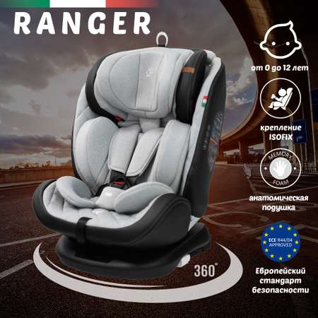 Автокресло 0-36кг Sweet Baby Ranger 360 isofix gray