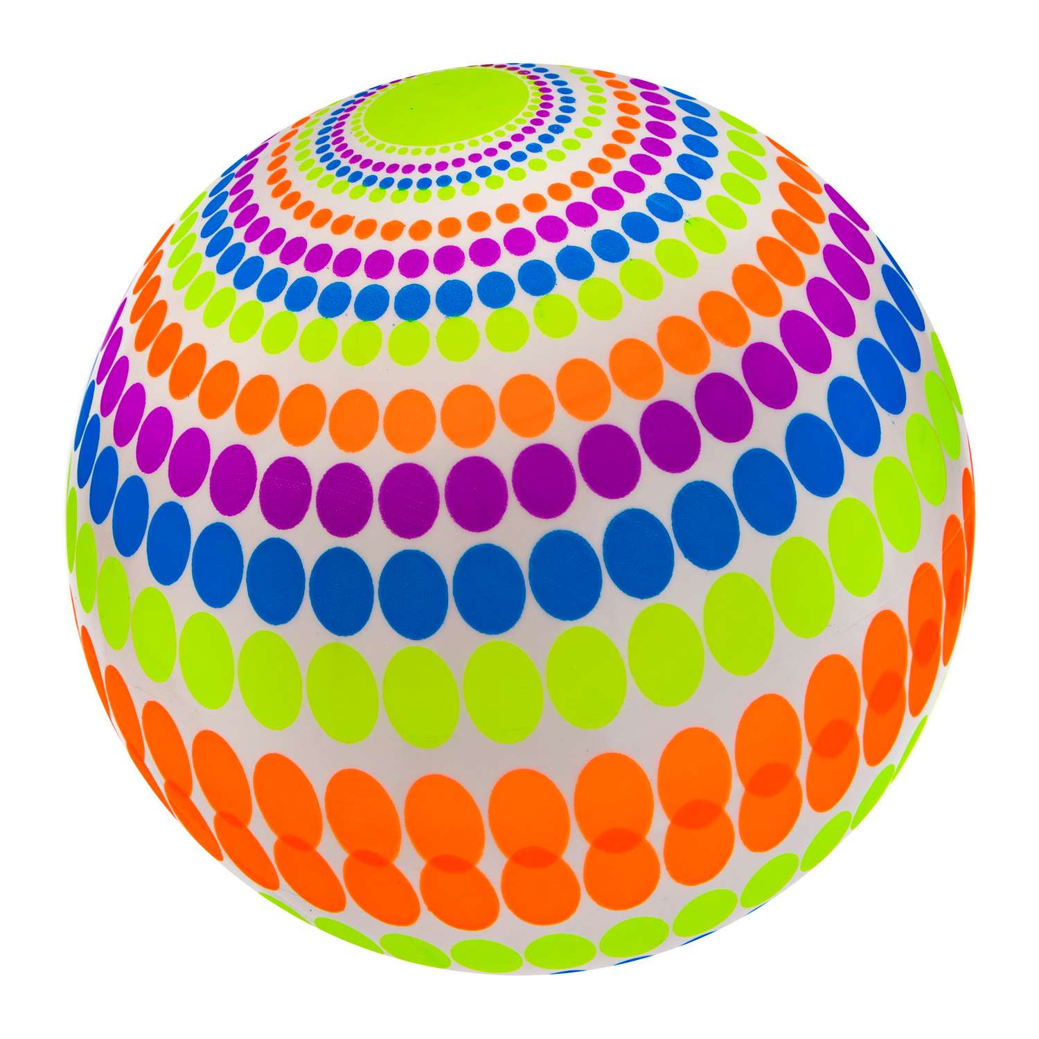 Мяч 1 TOY ПВХ в яркой узорчатой расцветке - фото 1