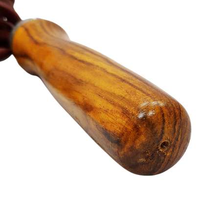 Скакалка BoyBo шнур-кожа деревянные ручки