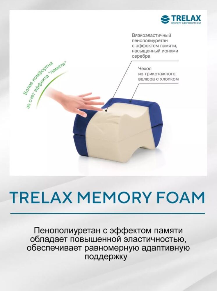 Подушка ортопедическая TRELAX Orthofix TRELAX Подушка ортопедическая TRELAX Orthofix П15 - фото 5