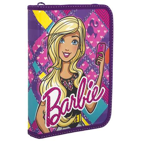 Пенал Полиграф Принт Barbie жесткий BREB-MT1-031PR