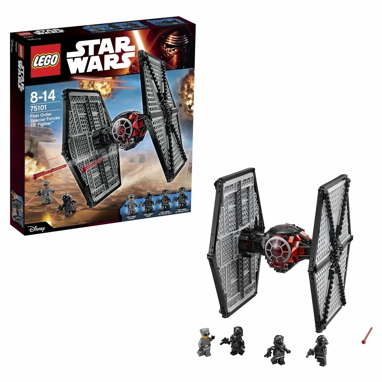 Конструктор LEGO Star Wars TM Истребитель особых войск Первого Ордена  (First Order Special Forces TIE fighter™) (75101)