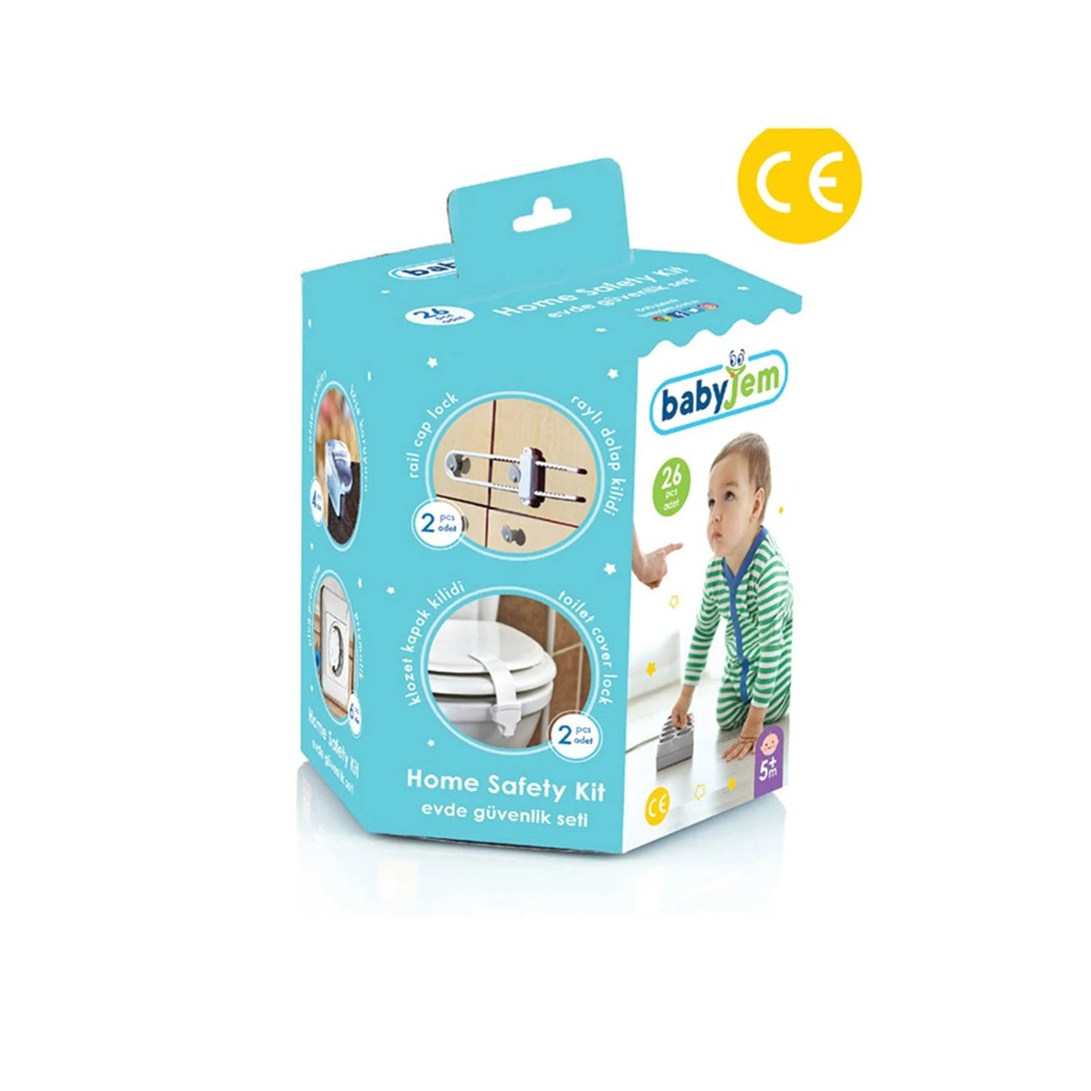 Набор аксессуаров безопасности BabyJem Home Safety Kit 083 - фото 1