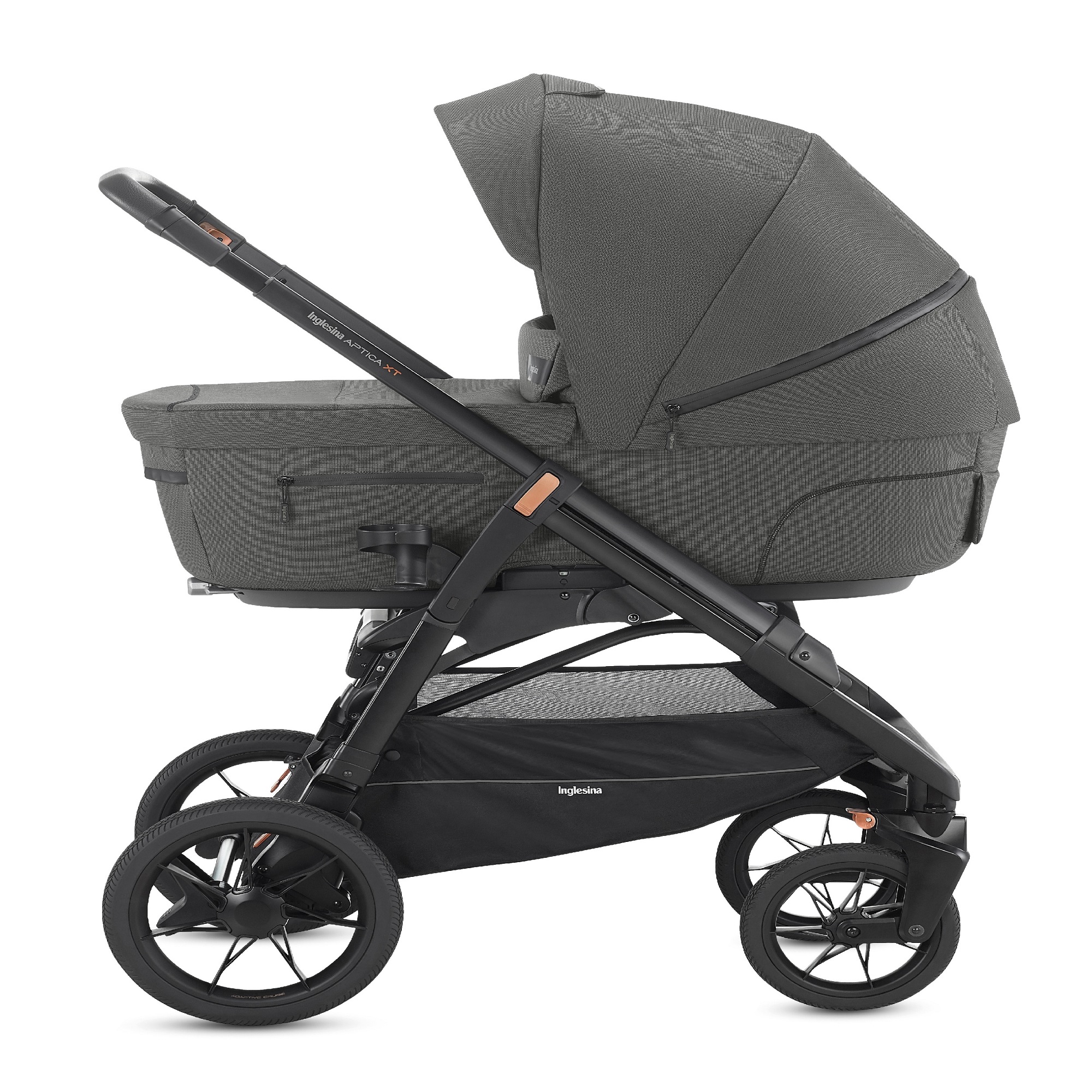 Коляска 2 в 1 INGLESINA Aptica Хт System Duo Цвет Charcoal Grey - фото 3