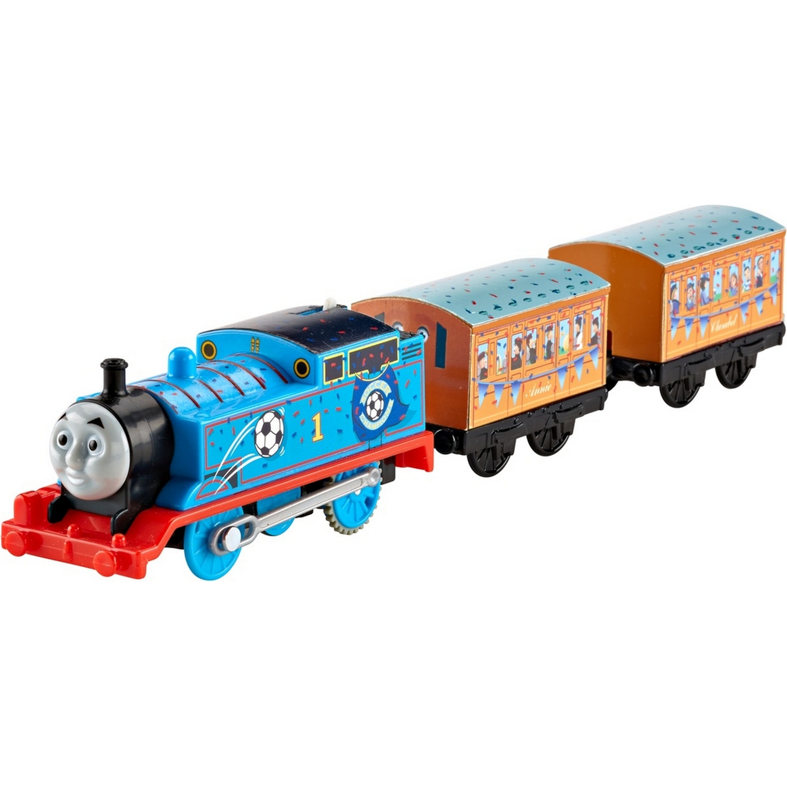 Паровозик Thomas & Friends Новые герои Томас Красный и Синий DFM83 купить  по цене 299 ₽ в интернет-магазине Детский мир