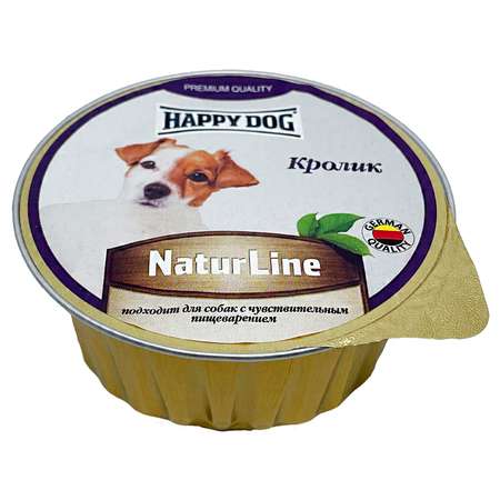 Корм для собак Happy Dog кролик 125г