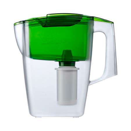 Фильтр-кувшин Гейзер для воды Мини зеленый прозрачный 2.5 л