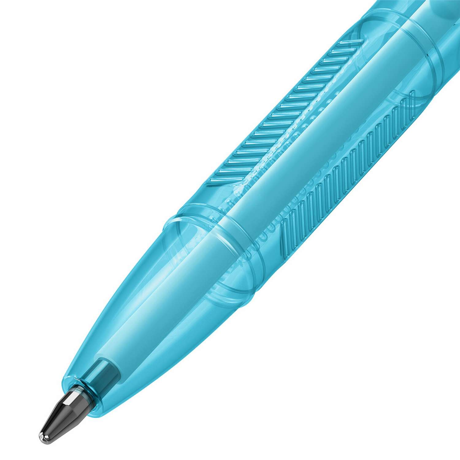 Ручки шариковые Brauberg синие набор 50 штук - фото 7