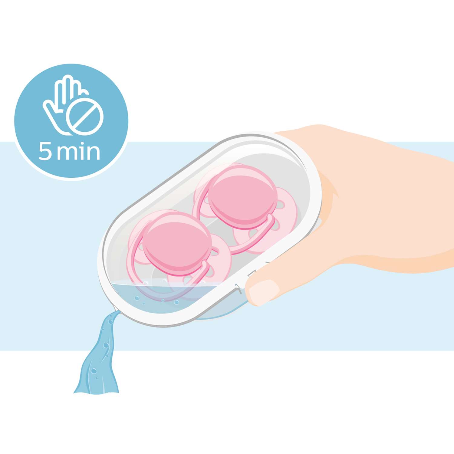 Пустышка Philips Avent ортодонтическая от 6 мес. 2 шт. - фото 7