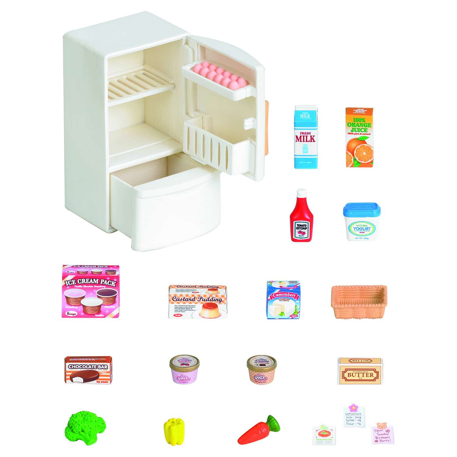 Набор Sylvanian Families Холодильник с продуктами, новый (5021) - фото 6