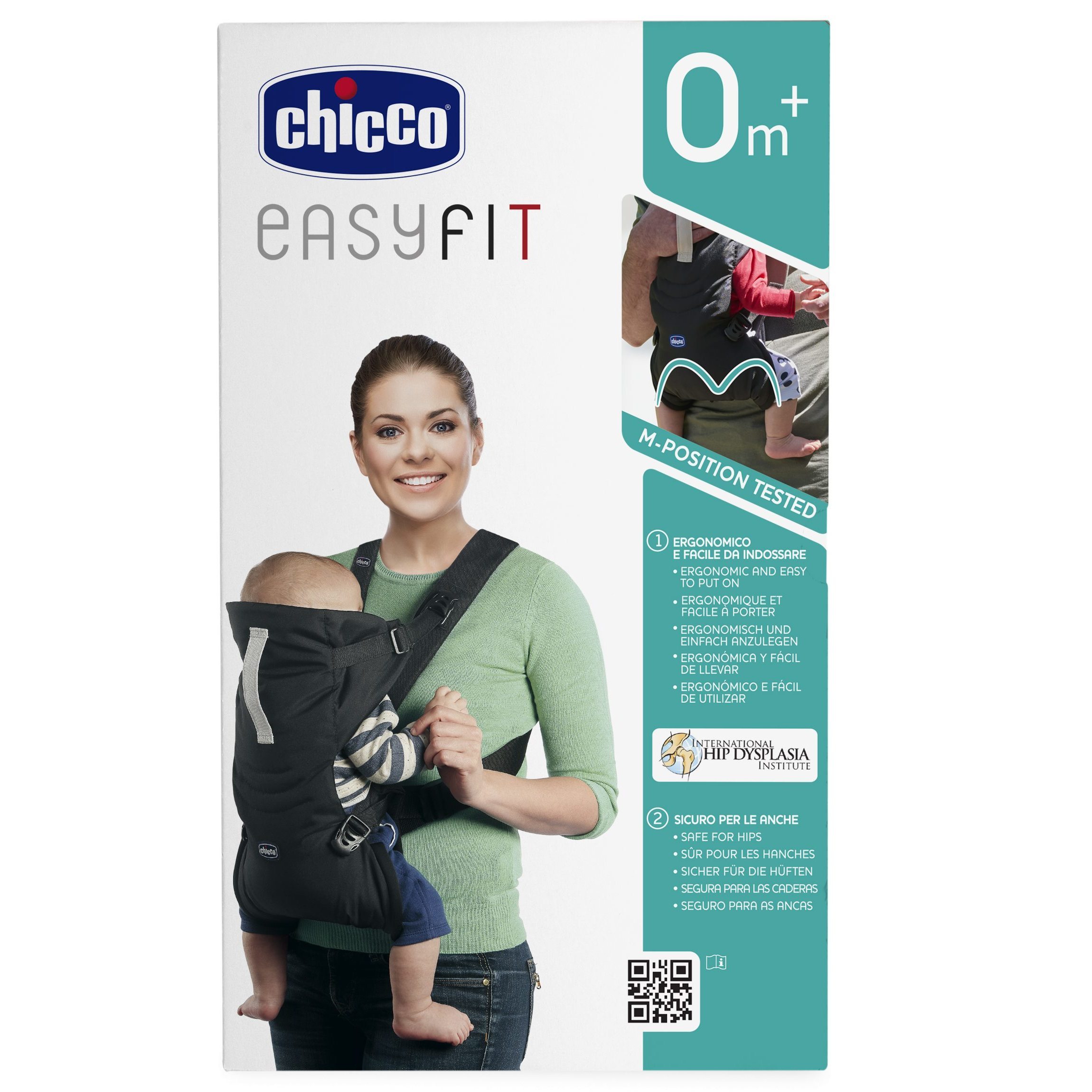 Переноска-кенгуру Chicco Easy Fit Black Night - фото 3