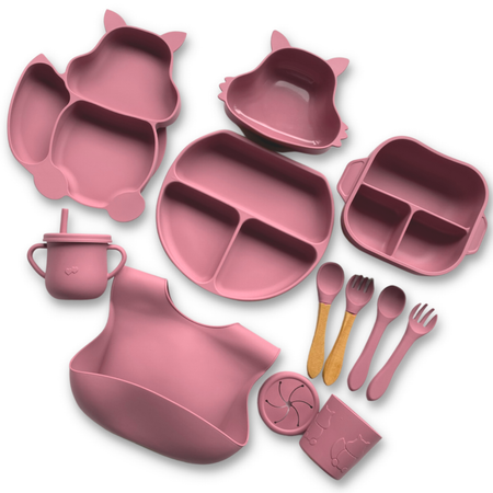 Набор детской посуды PlayKid розовый 2