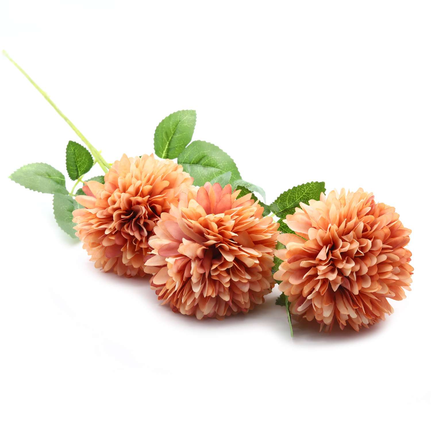 Цветок искусственный Astra Craft Хризантемы 66 см цвет персиковый - фото 1
