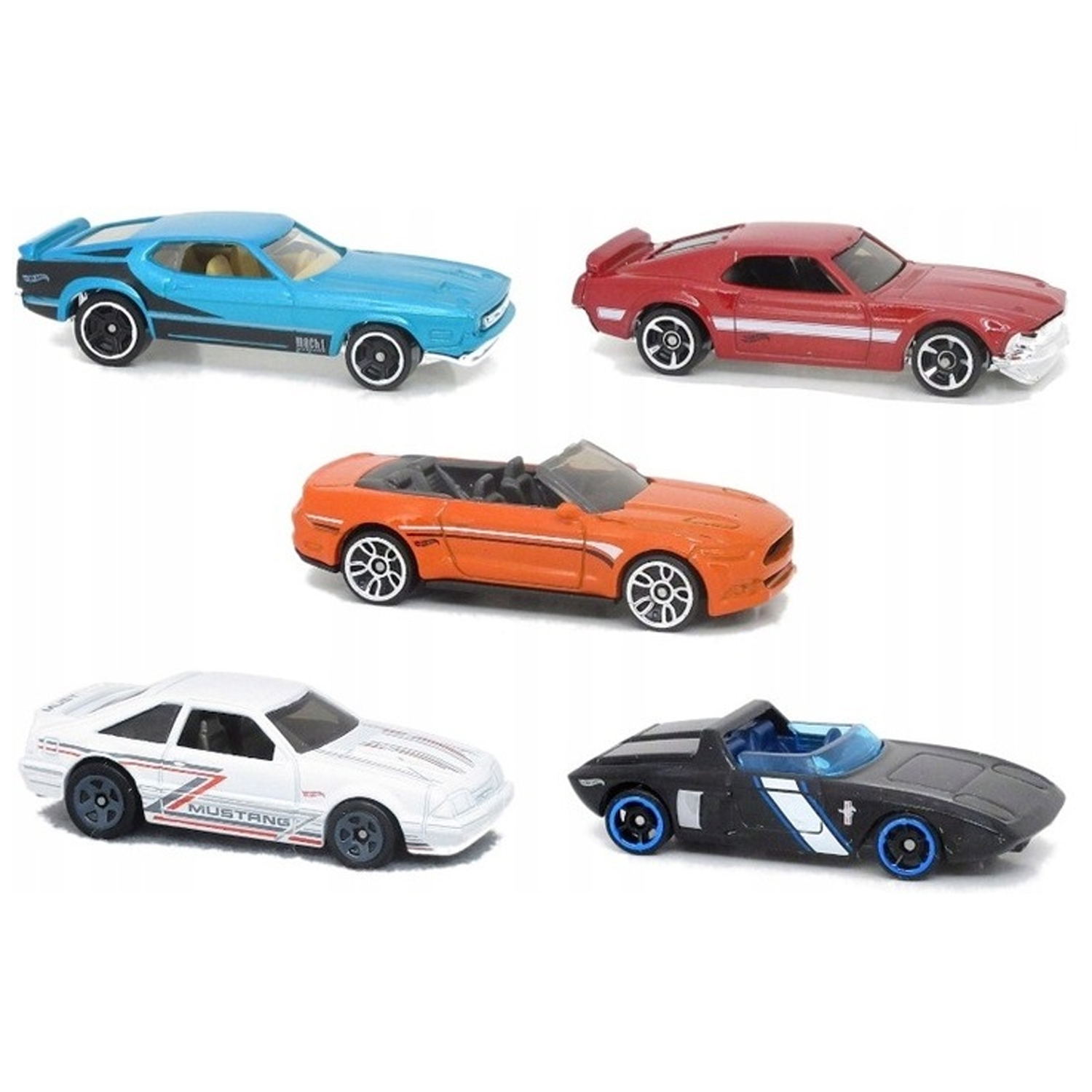 Игровой набор 5 шт Hot Wheels ford mustang купить по цене 1746 ₽ в  интернет-магазине Детский мир