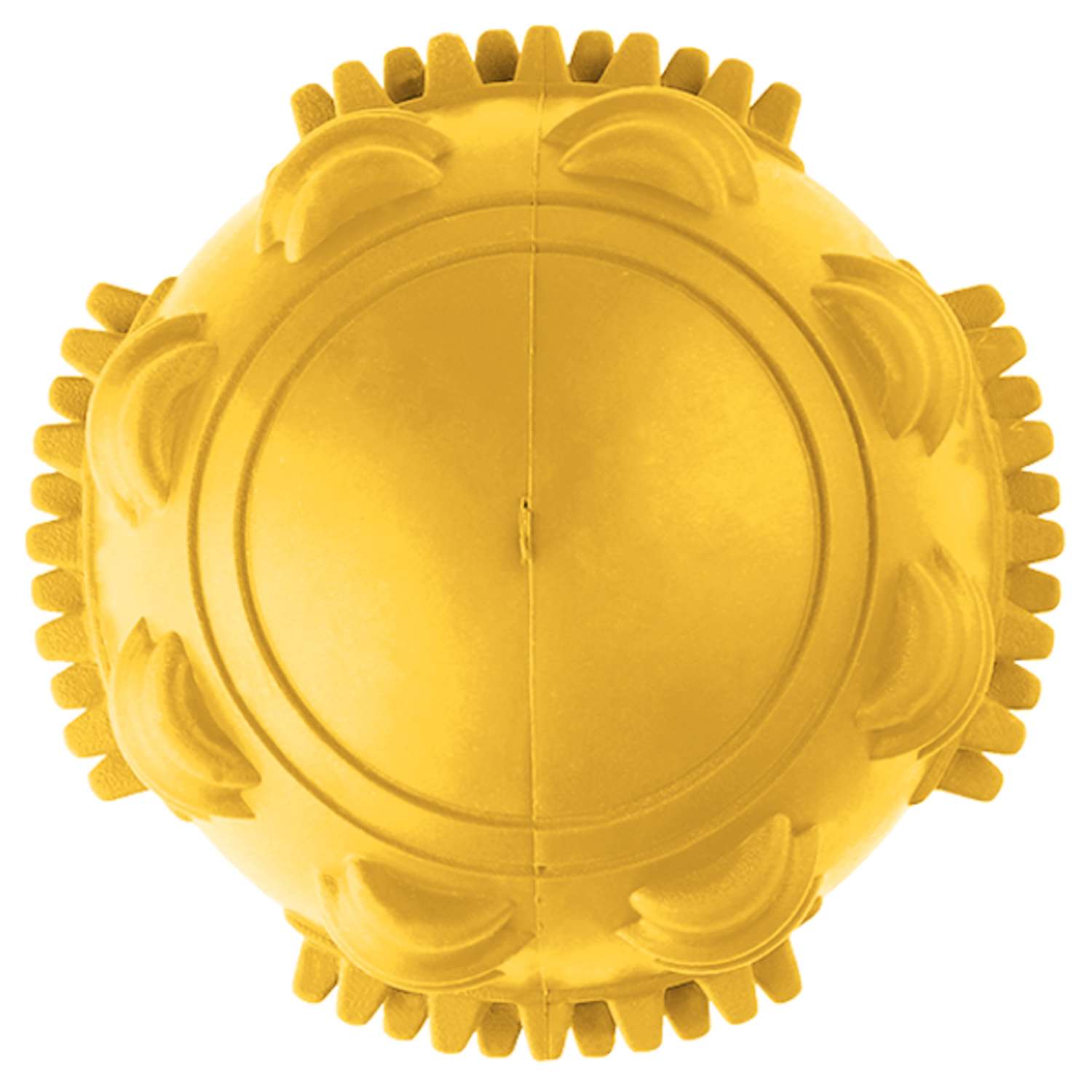 Игрушка для собак Mr.Kranch Мяч с ароматом сливок 8см Желтый - фото 9