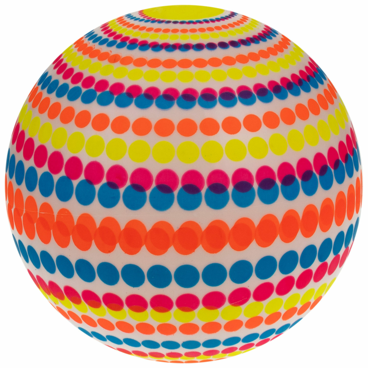 Мяч детский 23 см 1TOY Круги резиновый надувной для ребенка - фото 2