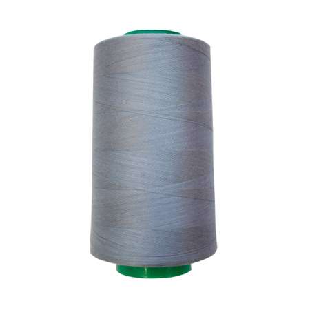 Нитки Bestex промышленные для тонких тканей для шитья и рукоделия 50/2 5000 ярд 1 шт 190 серо - голубой