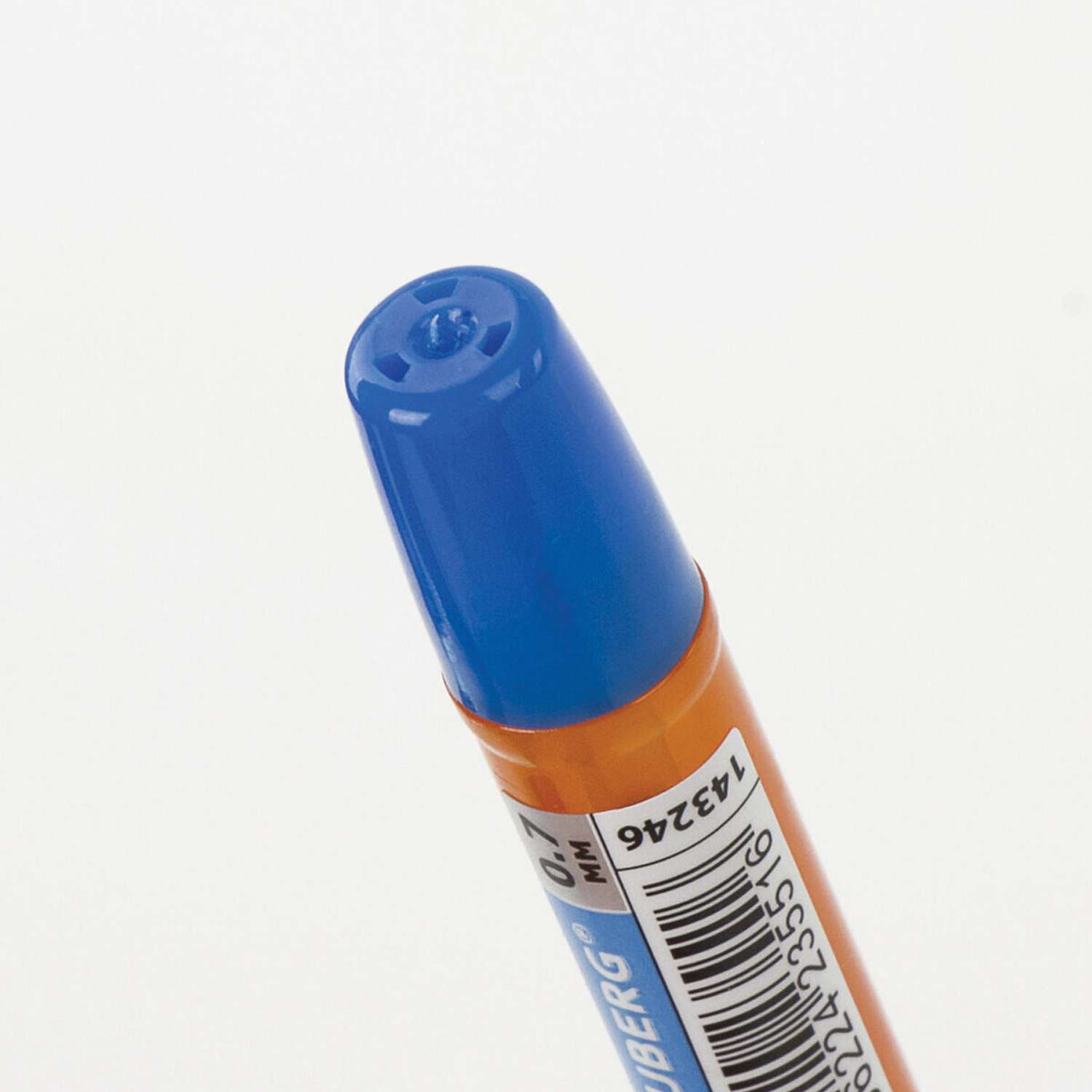 Ручка шариковая Brauberg масляная с грипом Model-Xl Orange 12шт синяя - фото 7