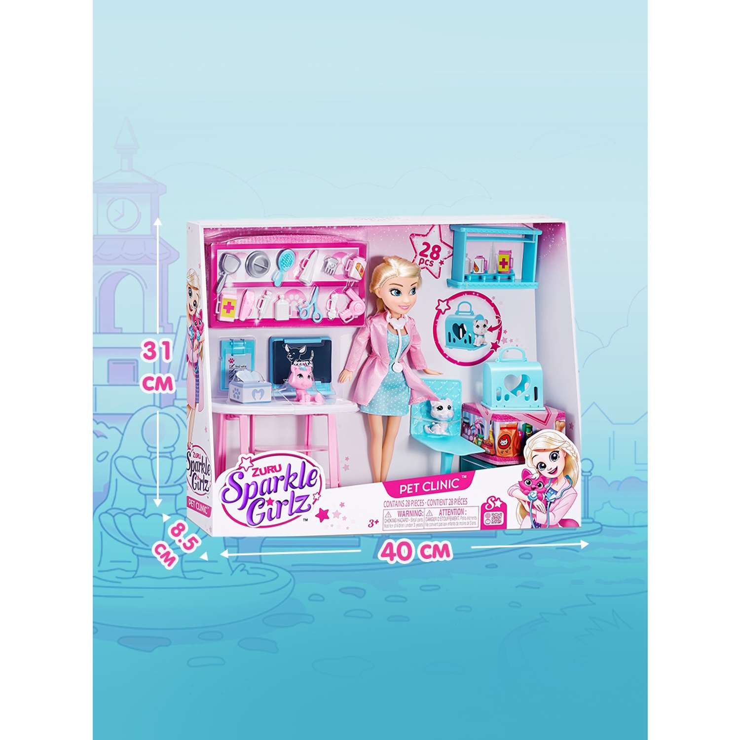 Набор игровой Sparkle Girlz Ветеринарная клиника 100184 100184 - фото 3