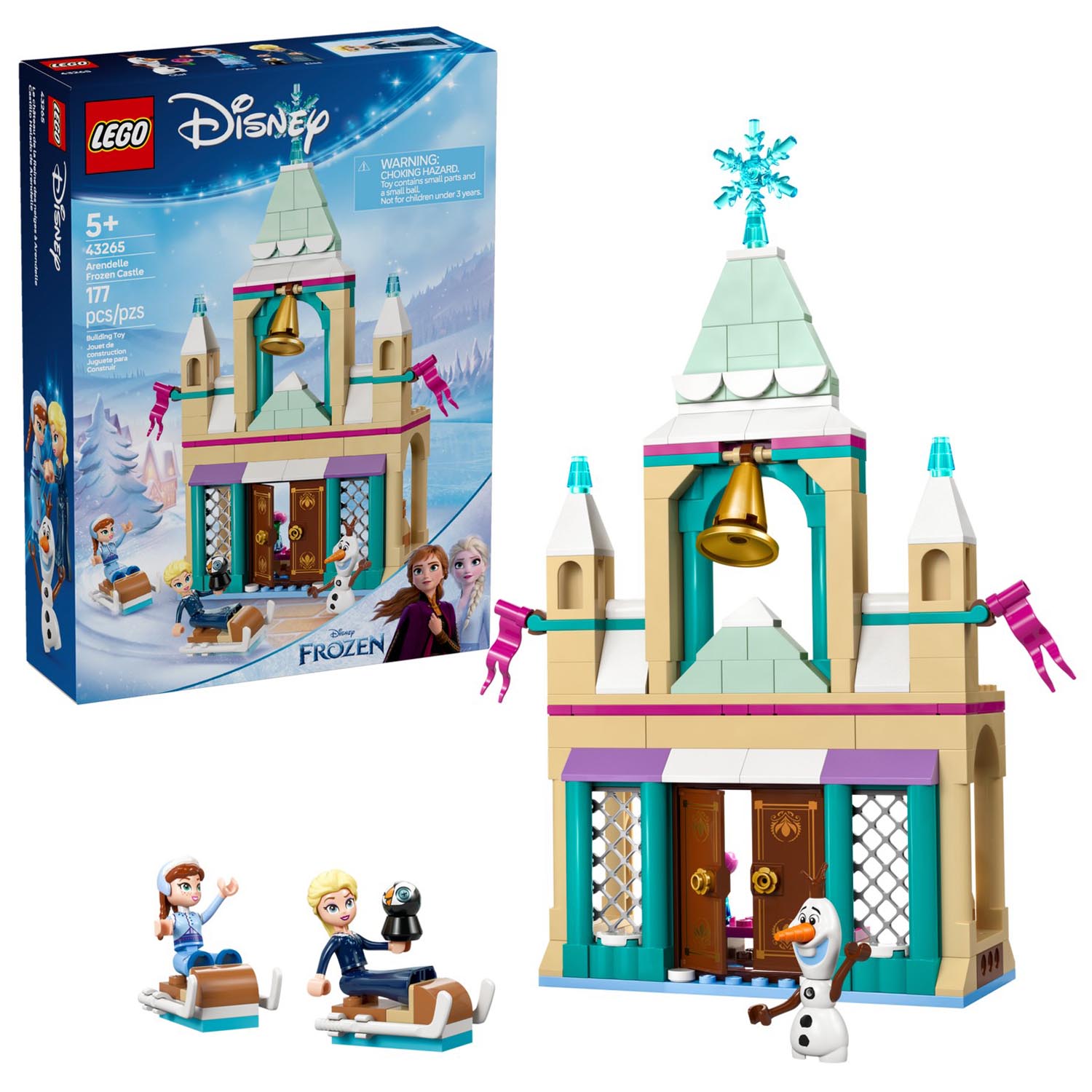 Конструктор детский LEGO Disney Frozen Ледяной замок Эренделл - фото 1