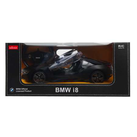 Машина Rastar РУ 1:14 BMW i8 USB Черная 71070