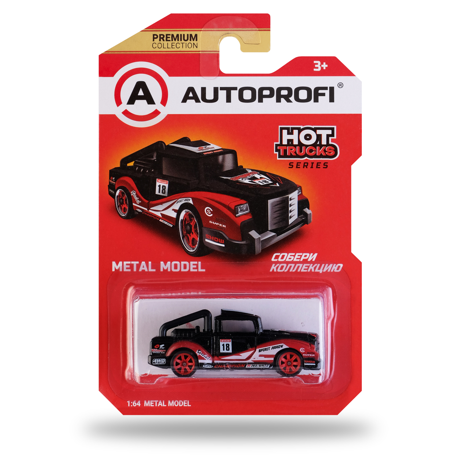 Автомобиль Autoprofi 1:64 в ассортименте CAR-PREMIUM-08-TRU - фото 6