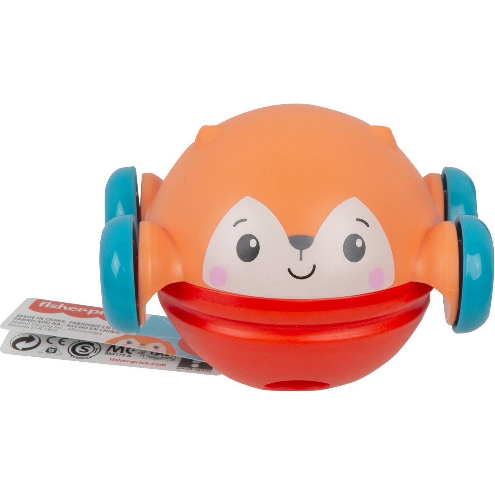 Развивающая игрушка FISHER-PRICE GVL62 Трансформер Толкай и катай Лиса