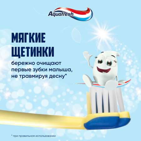 Зубная щетка Aquafresh Мой первый зубик мягкая 0-2лет в ассортименте